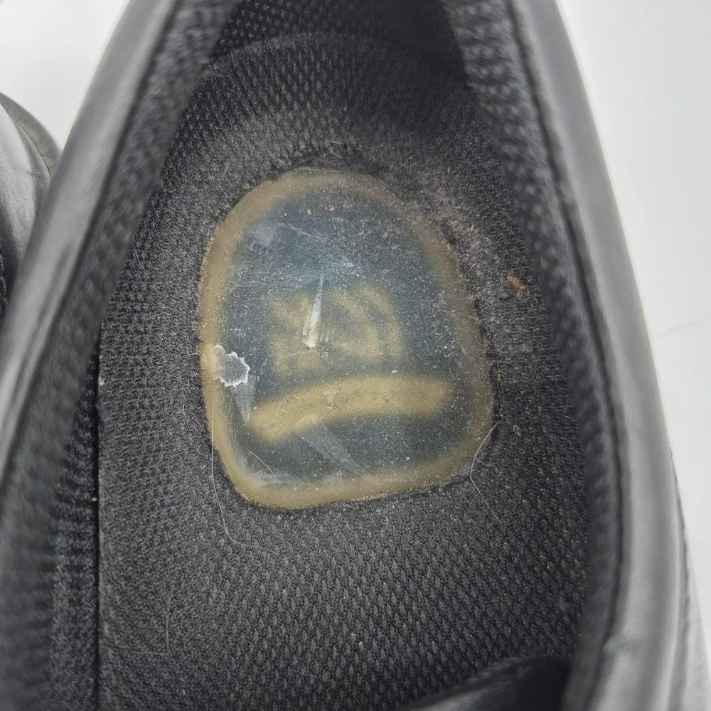 Nunn Bush Shoes Mens Size 11‎ Black Leather Wingtip Dress Comfort Gel 83512-01